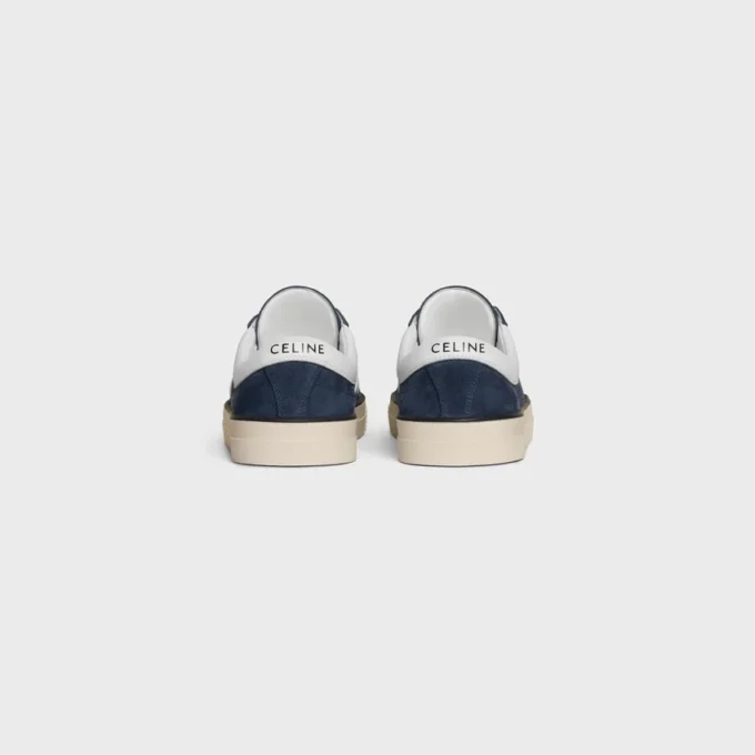 Sneaker stringata bassa CELINE Sunset in pelle di vitello scamosciata e pelle di vitello Sneaker stringata bassa CELINE Sunset in pelle di vitello scamosciata e pelle di vitello