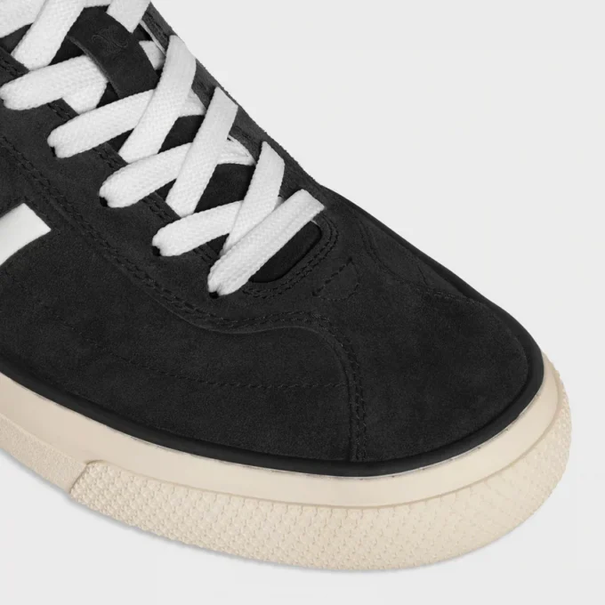 Sneaker stringata bassa CELINE Sunset in pelle di vitello scamosciata e pelle di vitello Sneaker stringata bassa CELINE Sunset in pelle di vitello scamosciata e pelle di vitello