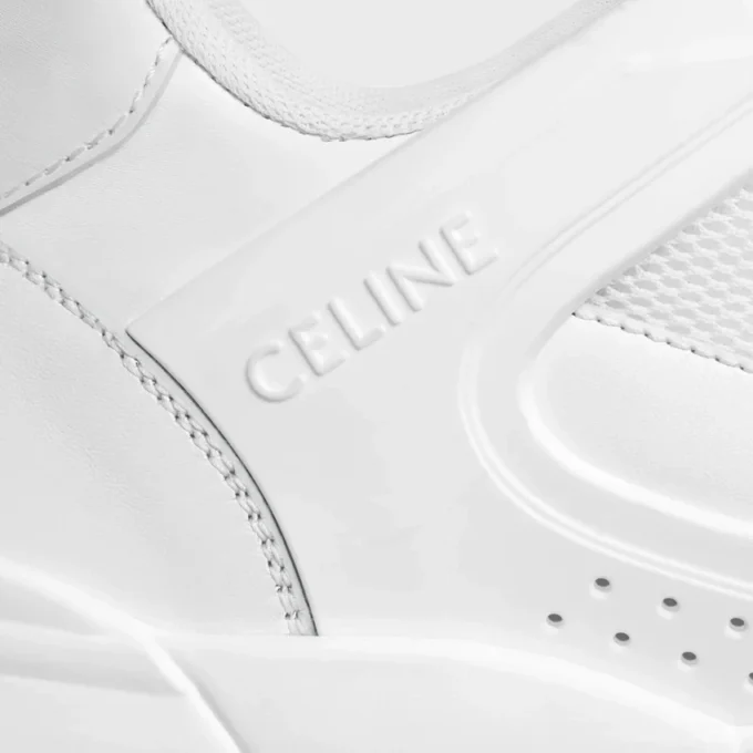 Sneaker Trainer Ct-09 in pelle di vitello e mesh