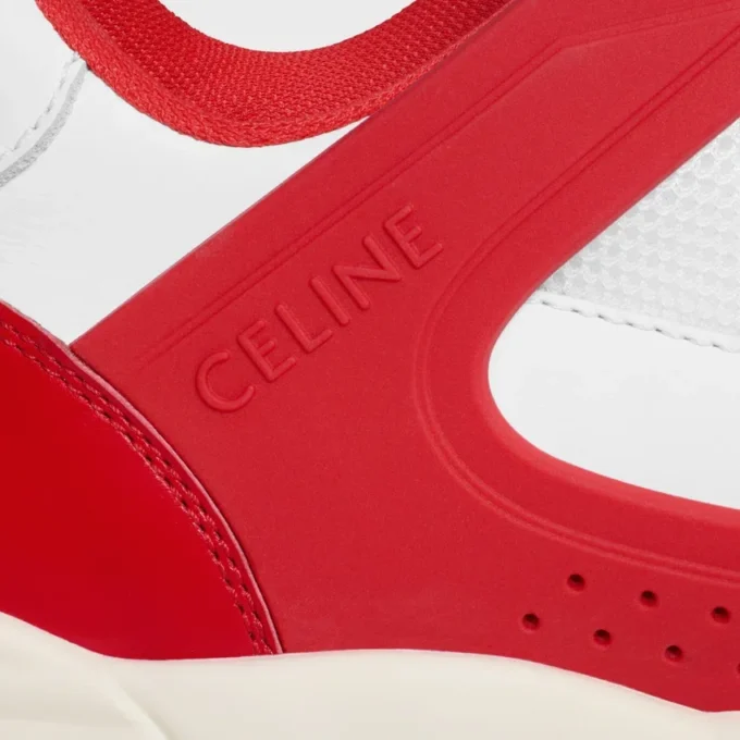 Sneaker Trainer Ct-09 in pelle di vitello e mesh