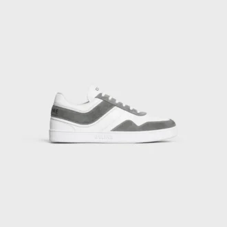 Sneaker Trainer in pelle di vitello scamosciata e pelle di vitello Sneaker Trainer in pelle di vitello scamosciata e pelle di vitello