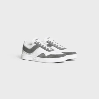 Sneaker Trainer in pelle di vitello scamosciata e pelle di vitello Sneaker Trainer in pelle di vitello scamosciata e pelle di vitello
