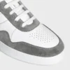 Sneaker Trainer in pelle di vitello scamosciata e pelle di vitello Sneaker Trainer in pelle di vitello scamosciata e pelle di vitello