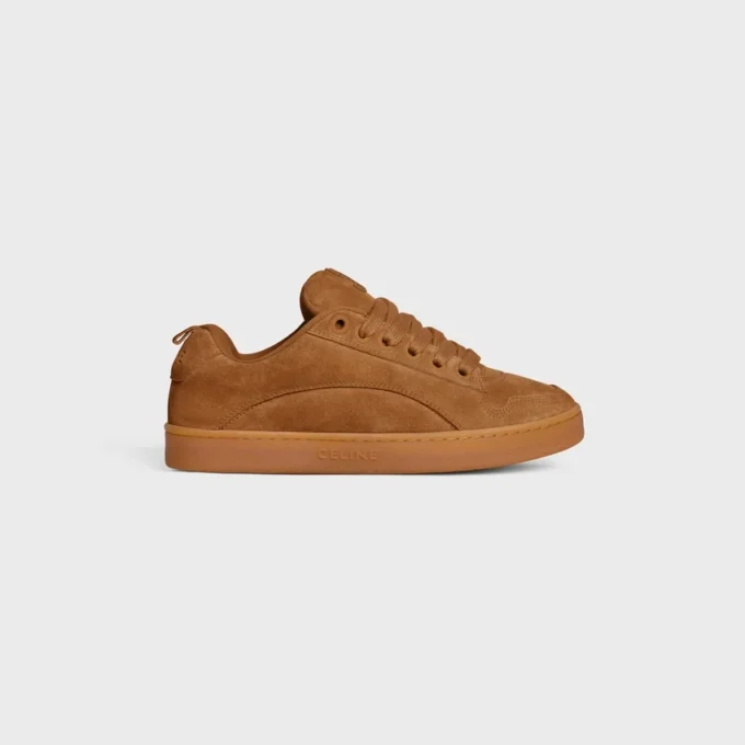 Sneakers basse CELINE Huntington in pelle di vitello scamosciata e mesh Sneakers basse CELINE Huntington in pelle di vitello scamosciata e mesh
