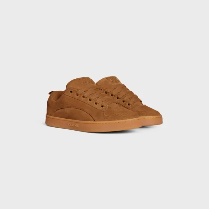 Sneakers basse CELINE Huntington in pelle di vitello scamosciata e mesh Sneakers basse CELINE Huntington in pelle di vitello scamosciata e mesh