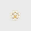 Spilla Les Perles CELINE in strass, perle in resina, ottone con finitura dorata e acciaio Spilla Les Perles CELINE in strass, perle in resina, ottone con finitura dorata e acciaio