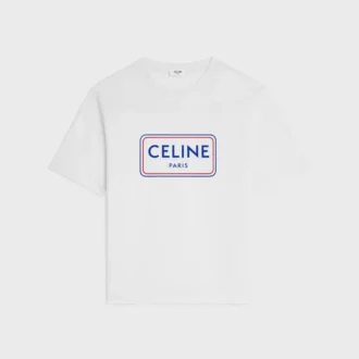 T-shirt ampia in jersey di cotone