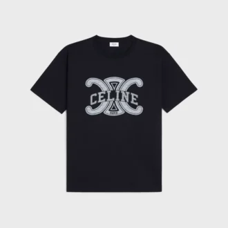 T-shirt ampia in jersey di cotone