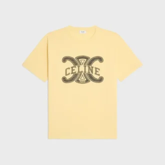 T-shirt ampia in jersey di cotone