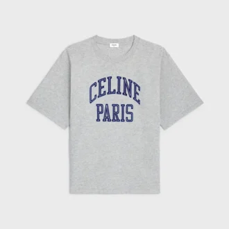 T-shirt ampia in jersey di cotone