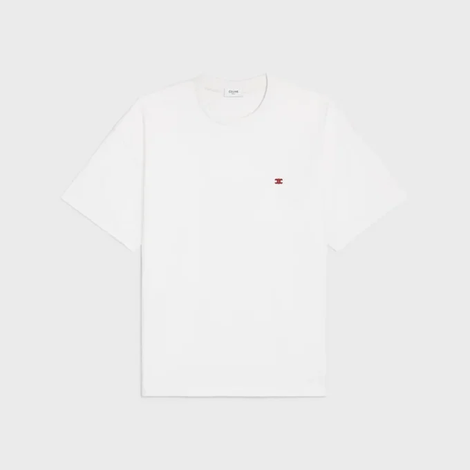 T-shirt ampia in jersey di cotone T-shirt ampia in jersey di cotone