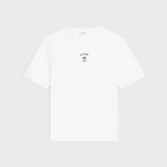 T-shirt ampia in jersey di cotone