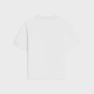 T-shirt ampia in jersey di cotone