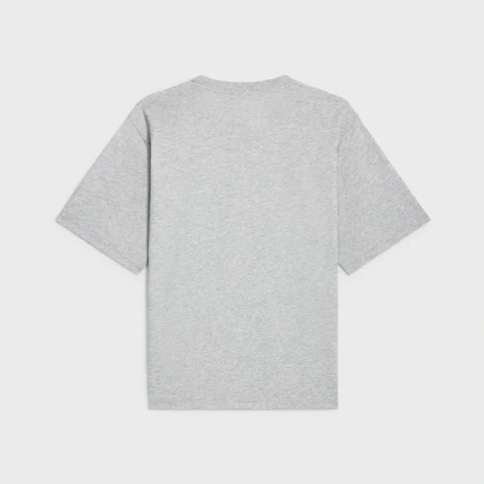 T-shirt ampia in jersey di cotone