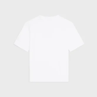 T-shirt ampia in jersey di cotone