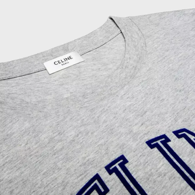 T-shirt ampia in jersey di cotone