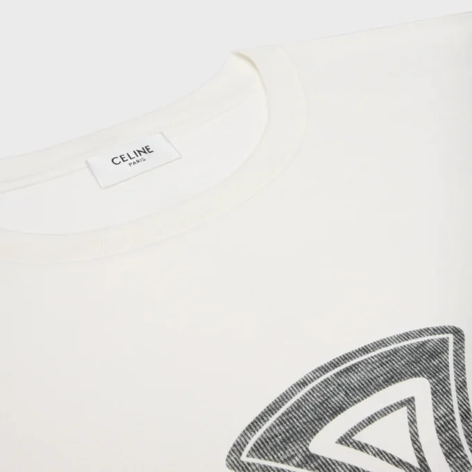 T-shirt ampia in jersey di cotone T-shirt ampia in jersey di cotone