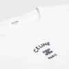 T-shirt ampia in jersey di cotone