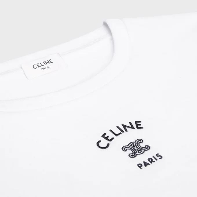 T-shirt ampia in jersey di cotone