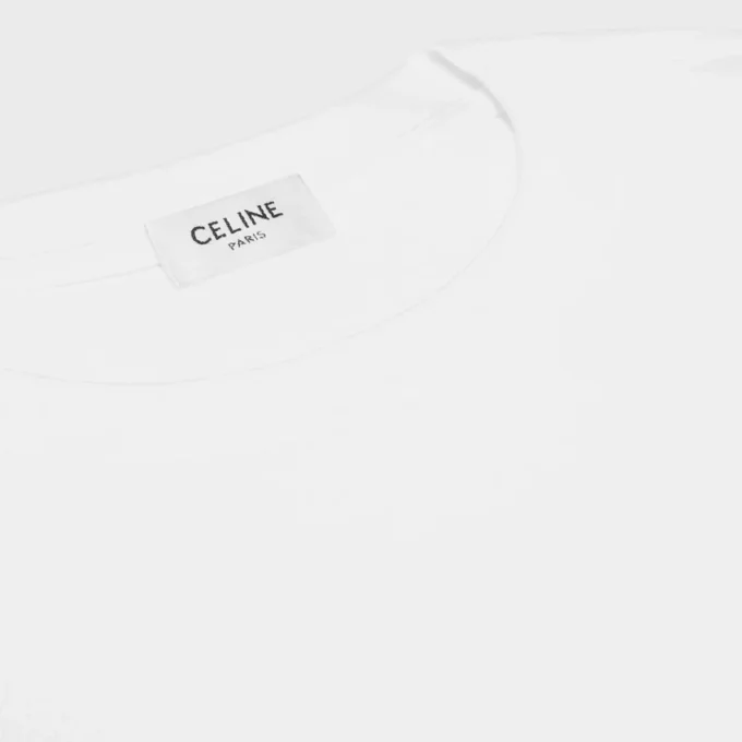 T-shirt ampia in jersey di cotone