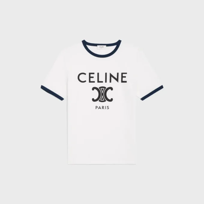 T-shirt CELINE Paris in jersey di cotone