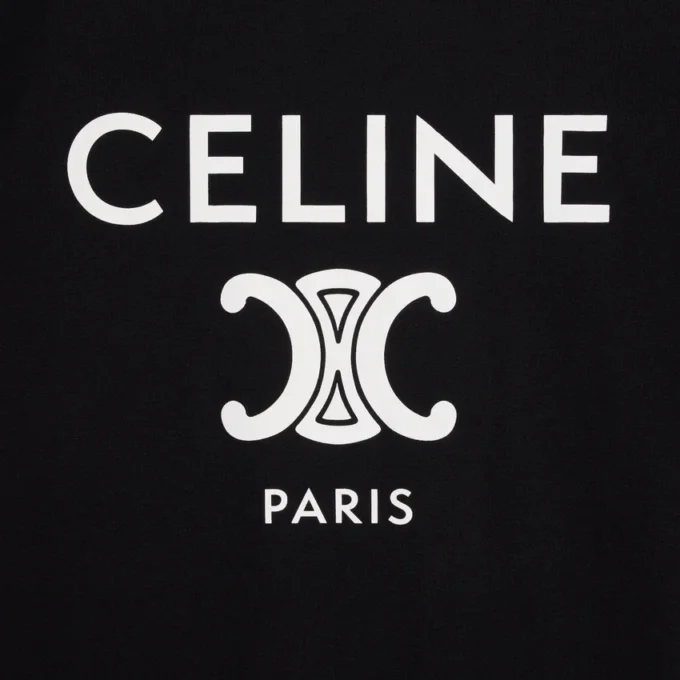 T-shirt CELINE Paris in jersey di cotone