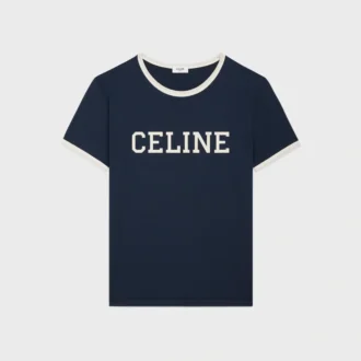 T-shirt CELINE Regular in jersey di cotone T-shirt CELINE Regular in jersey di cotone