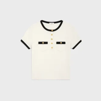 T-shirt corta in jersey di cotone