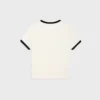 T-shirt corta in jersey di cotone T-shirt corta in jersey di cotone