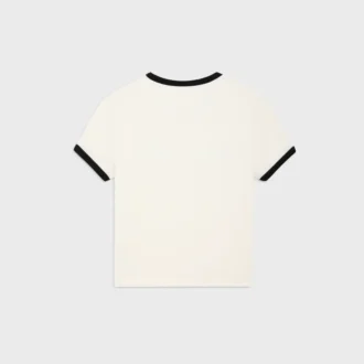 T-shirt corta in jersey di cotone