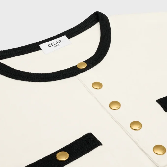 T-shirt corta in jersey di cotone T-shirt corta in jersey di cotone