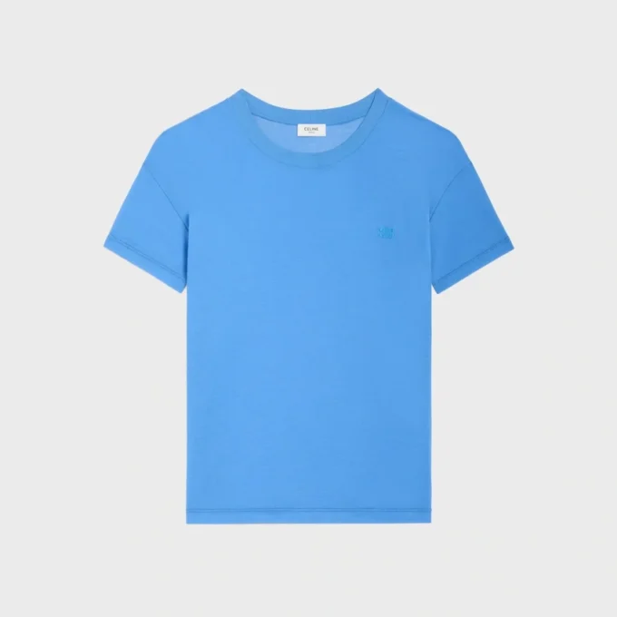 T-shirt dal taglio regolare in jersey di cotone pregiato T-shirt dal taglio regolare in jersey di cotone pregiato