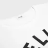 T-shirt in jersey di cotone a costine