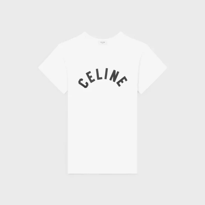 T-shirt regular in jersey di cotone a costine T-shirt regular in jersey di cotone a costine