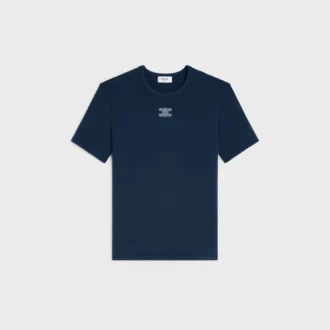T-shirt Triomphe in jersey di cotone a costine T-shirt Triomphe in jersey di cotone a costine