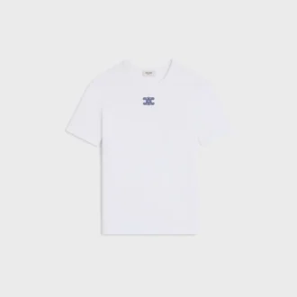 T-shirt Triomphe in jersey di cotone a costine
