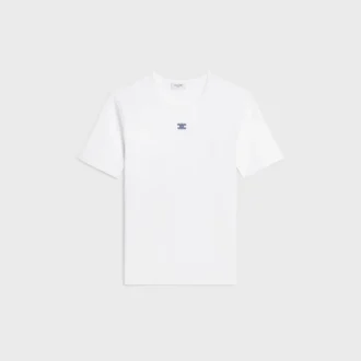T-shirt Triomphe in jersey di cotone a costine