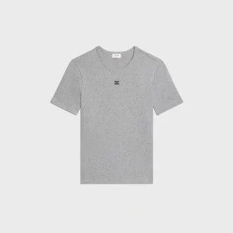 T-shirt Triomphe in jersey di cotone a costine