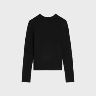 T-shirt Triomphe in jersey di cotone a costine T-shirt Triomphe in jersey di cotone a costine