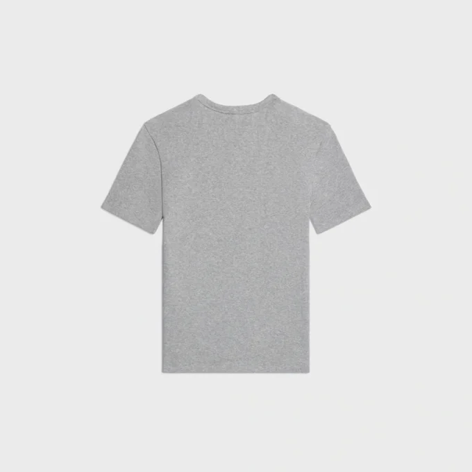 T-shirt Triomphe in jersey di cotone a costine T-shirt Triomphe in jersey di cotone a costine