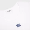 T-shirt Triomphe in jersey di cotone a costine T-shirt Triomphe in jersey di cotone a costine