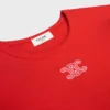 T-shirt Triomphe in jersey di cotone a costine T-shirt Triomphe in jersey di cotone a costine