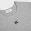 T-shirt Triomphe in jersey di cotone a costine T-shirt Triomphe in jersey di cotone a costine