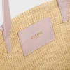 Teen Celine Classic Panier in rafia e pelle di vitello Teen Celine Classic Panier in rafia e pelle di vitello