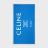 Telo da mare in cotone felpato CELINE Triomphe Telo da mare in cotone felpato CELINE Triomphe