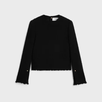 Top a maniche lunghe in lana Natta