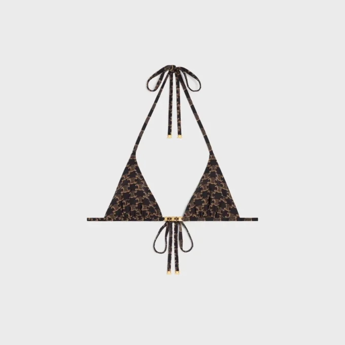 Top a triangolo in jersey Monogram Top a triangolo in jersey Monogram
