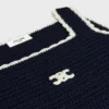 Top in cotone lavorato all’uncinetto Top in cotone lavorato all’uncinetto
