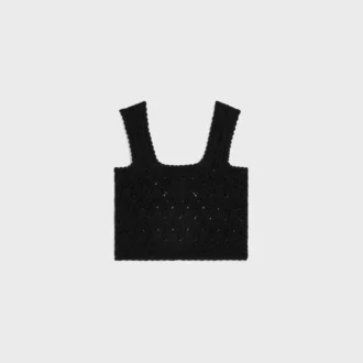 Top in cotone pointelle