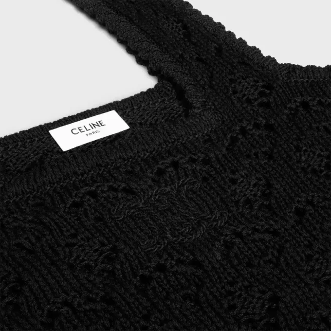 Top in cotone pointelle